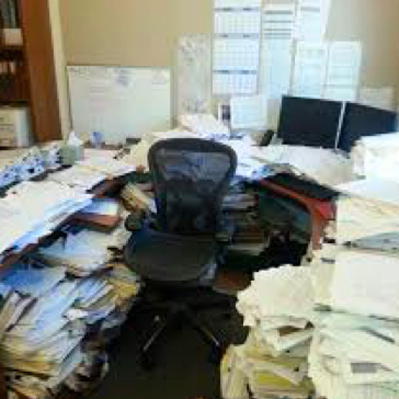 A Cautionary Tale On Office Hoarding