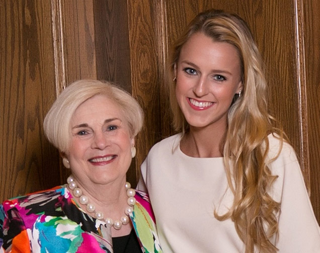 Pat Evans and her granddaughter Mary Reid Dixon