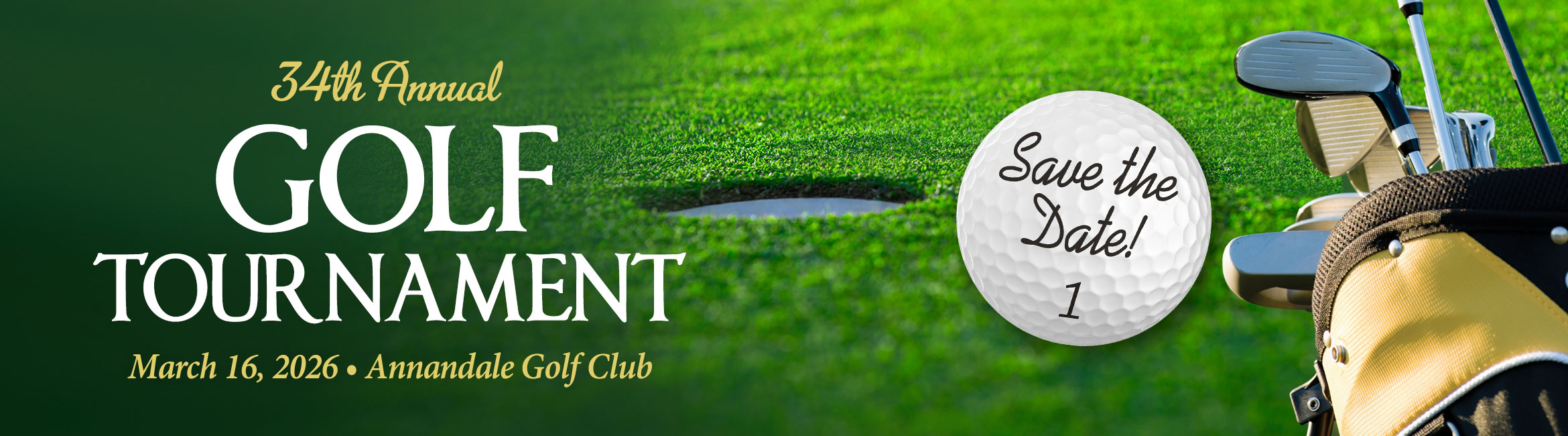 34th Annual CABA Golf Tournament. March 16, 2026 at Annandale Golf Club. Save the Date!